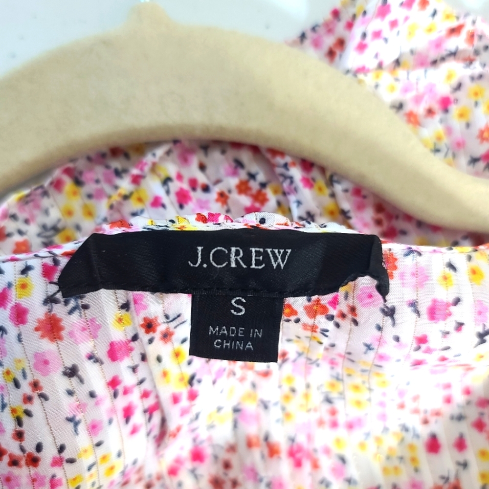 J.CREW Ruffle Top in Field Day Floral Print Blouse - Picture 6 of 9